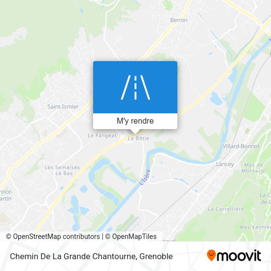 Chemin De La Grande Chantourne plan