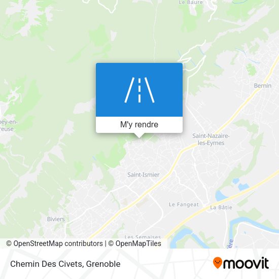 Chemin Des Civets plan
