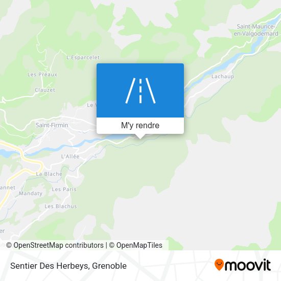 Sentier Des Herbeys plan