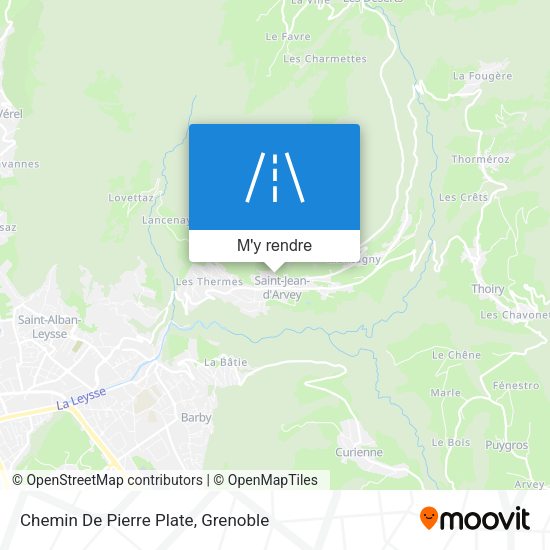 Chemin De Pierre Plate plan