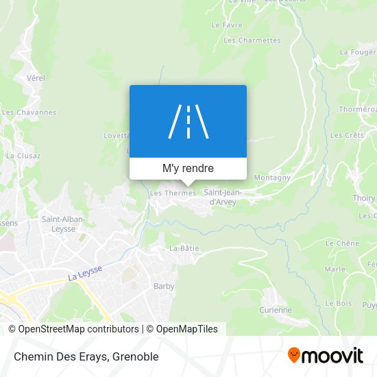 Chemin Des Erays plan