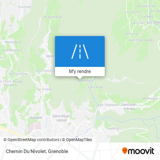 Chemin Du Nivolet plan