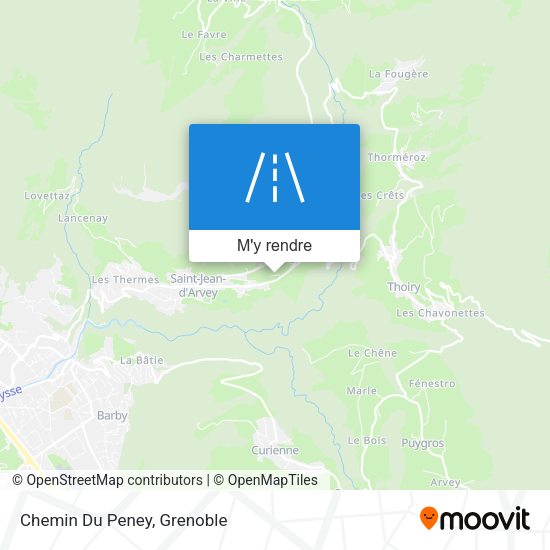 Chemin Du Peney plan