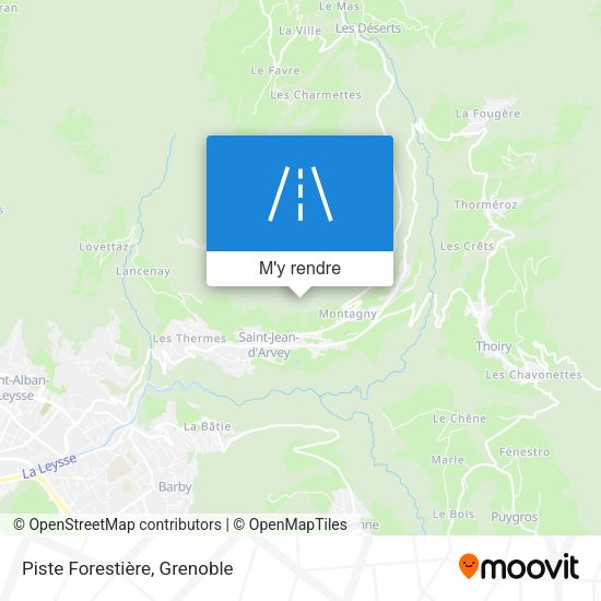 Piste Forestière plan