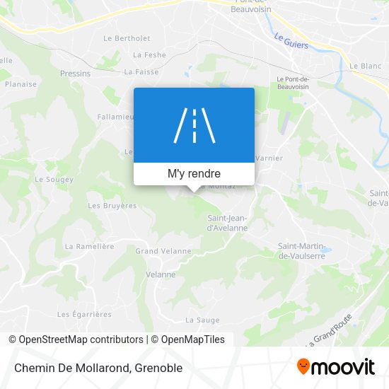 Chemin De Mollarond plan