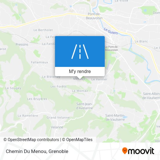 Chemin Du Menou plan