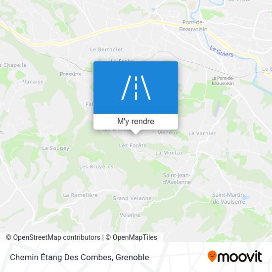 Chemin Étang Des Combes plan