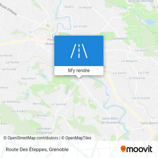 Route Des Éteppes plan