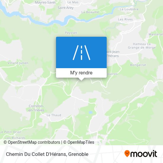 Chemin Du Collet D'Hérans plan