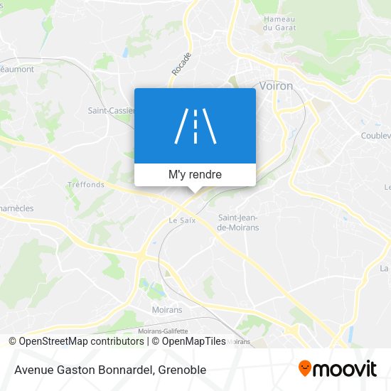 Avenue Gaston Bonnardel plan