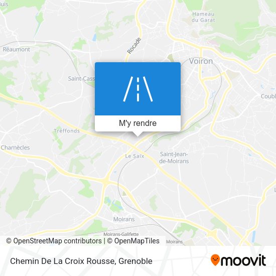 Chemin De La Croix Rousse plan