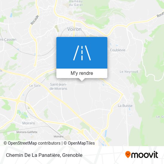 Chemin De La Panatière plan
