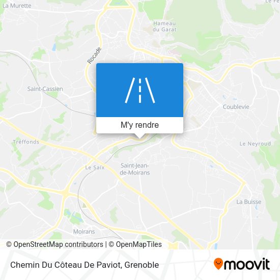 Chemin Du Côteau De Paviot plan