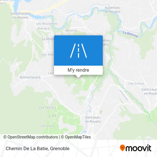 Chemin De La Batie plan