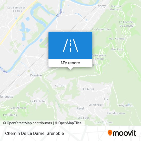 Chemin De La Dame plan