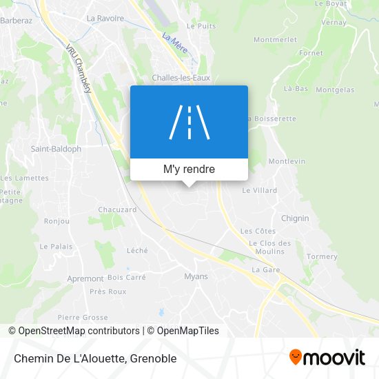 Chemin De L'Alouette plan