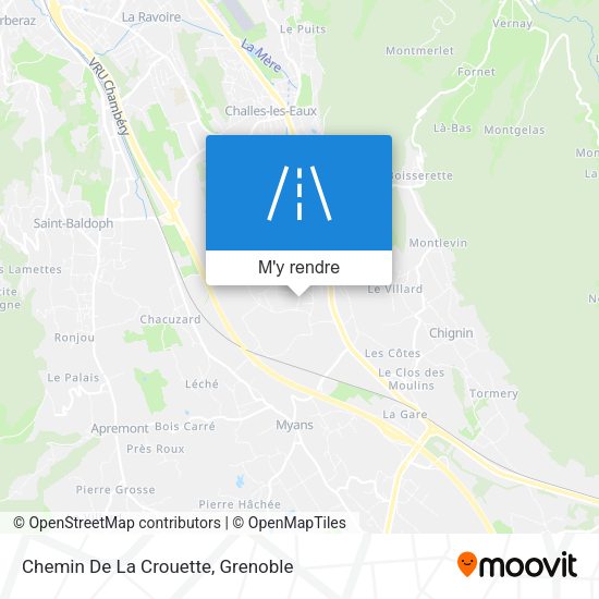 Chemin De La Crouette plan