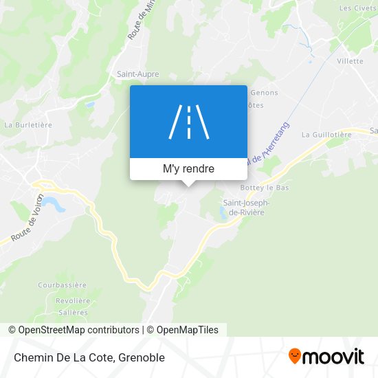 Chemin De La Cote plan