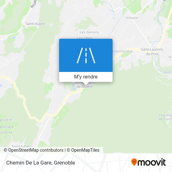 Chemin De La Gare plan