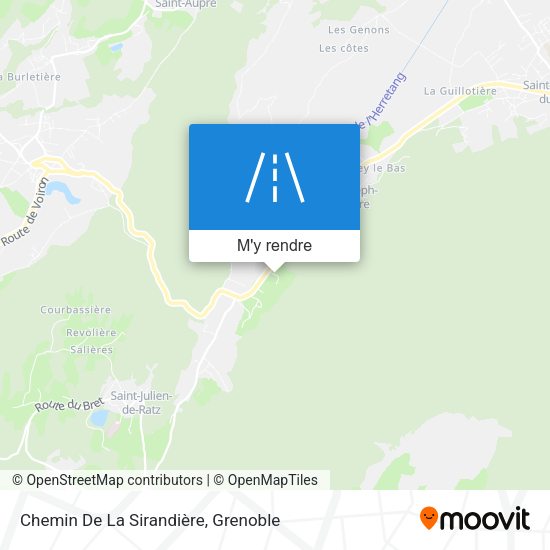 Chemin De La Sirandière plan
