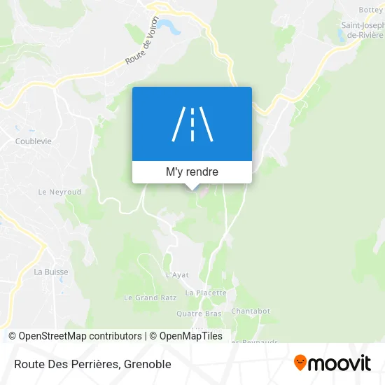 Route Des Perrières plan