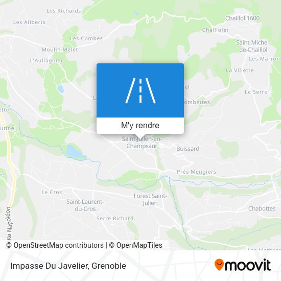 Impasse Du Javelier plan