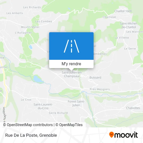 Rue De La Poste plan