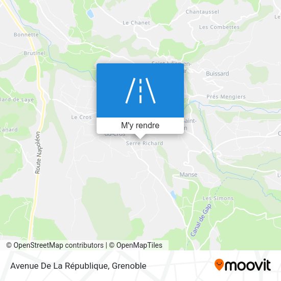 Avenue De La République plan