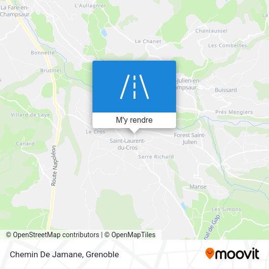 Chemin De Jamane plan