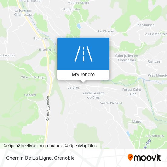 Chemin De La Ligne plan