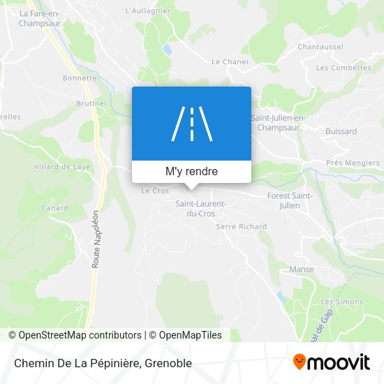 Chemin De La Pépinière plan