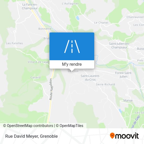 Rue David Meyer plan