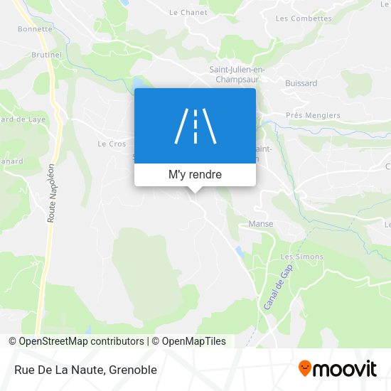 Rue De La Naute plan