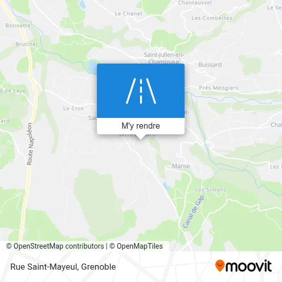 Rue Saint-Mayeul plan