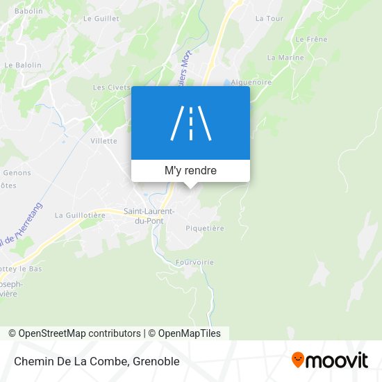 Chemin De La Combe plan