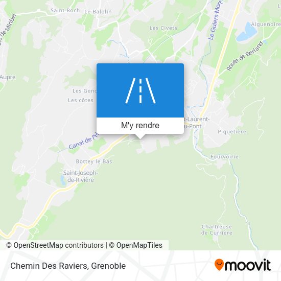 Chemin Des Raviers plan