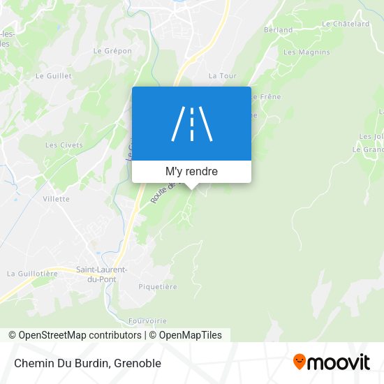 Chemin Du Burdin plan