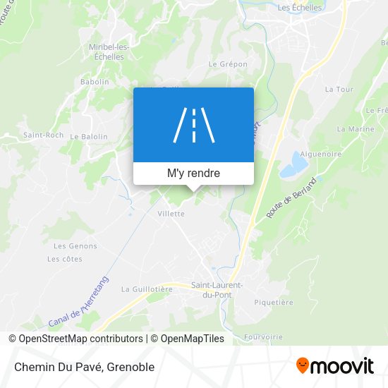 Chemin Du Pavé plan