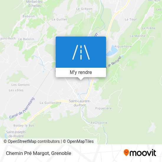 Chemin Pré Margot plan