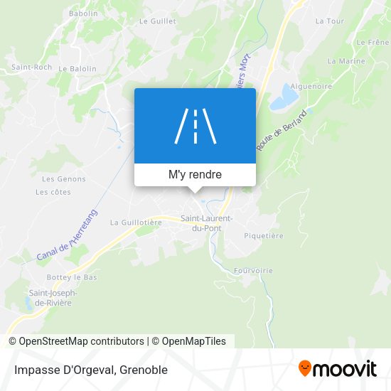 Impasse D'Orgeval plan