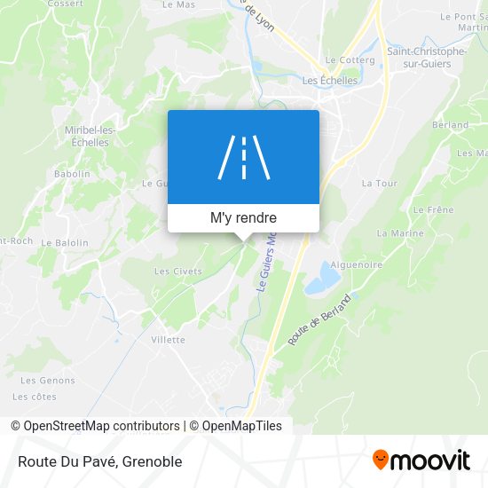 Route Du Pavé plan