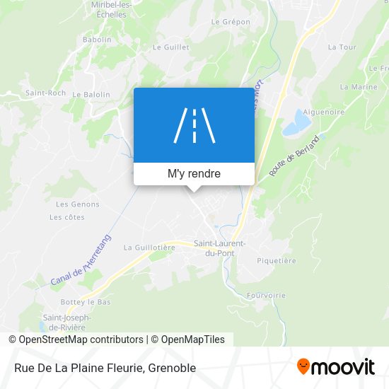 Rue De La Plaine Fleurie plan