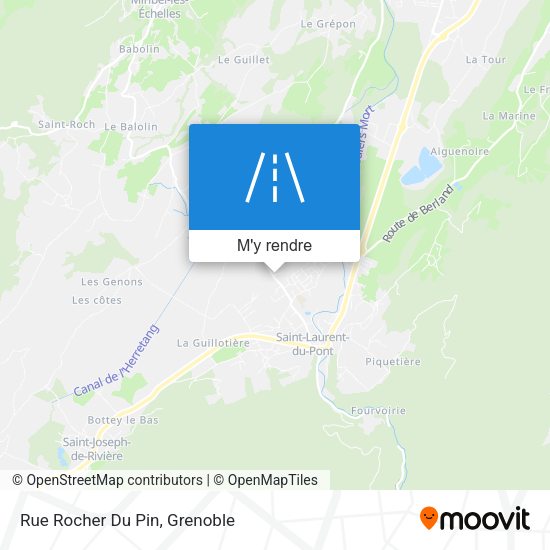 Rue Rocher Du Pin plan