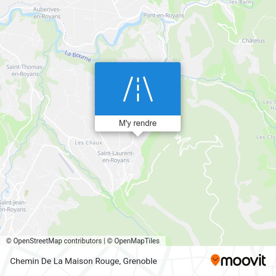 Chemin De La Maison Rouge plan