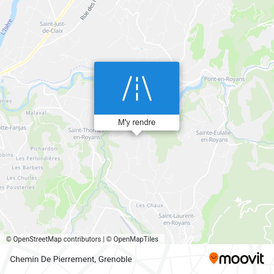 Chemin De Pierrement plan