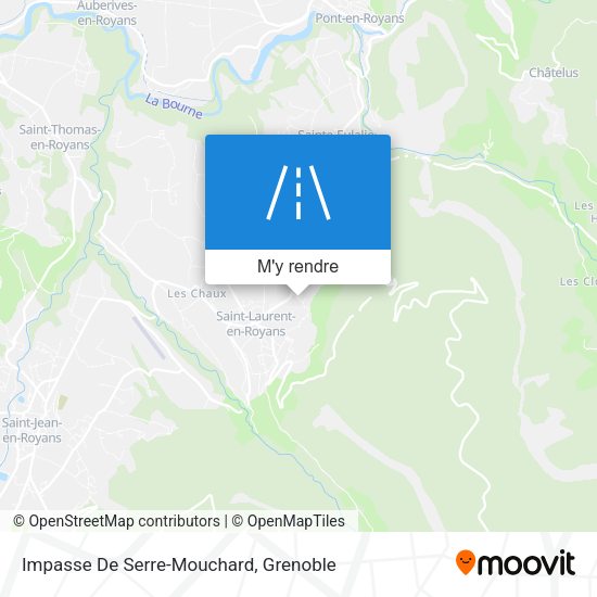 Impasse De Serre-Mouchard plan