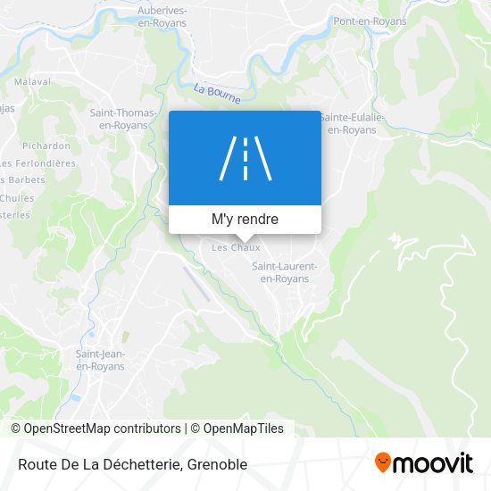 Route De La Déchetterie plan