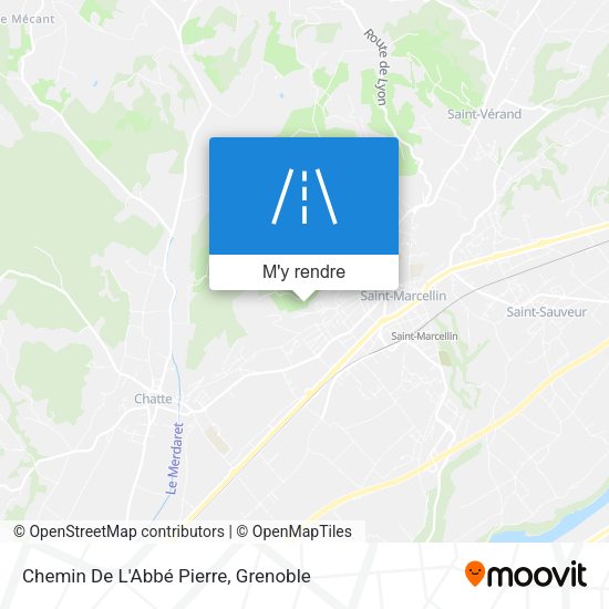Chemin De L'Abbé Pierre plan
