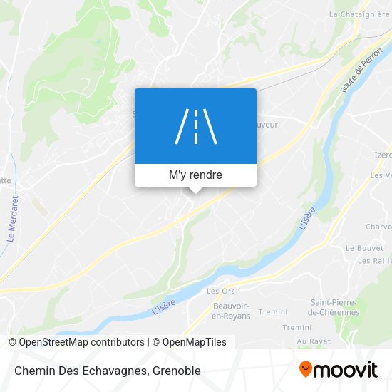 Chemin Des Echavagnes plan