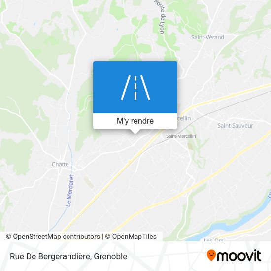 Rue De Bergerandière plan
